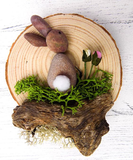 Inspirace na jarní tvoření: Využijte kamínky a odřezky z kmene stromu! Inspirace na jarní tvoření: Využijte kamínky a odřezky z kmene stromu!