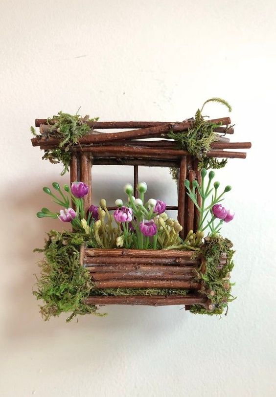 Inspirace na jarní tvoření: Vyrobte si toto přírodní okénko z klacíků a rostlin! Inspirace na jarní tvoření: Vyrobte si toto přírodní okénko z klacíků a rostlin!