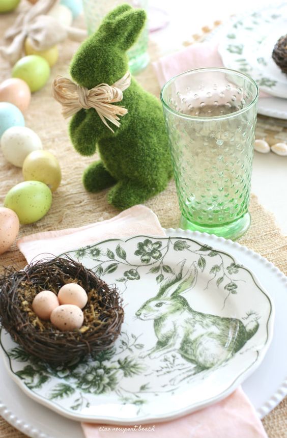 Jarní inspirace na sváteční prostírání stolu ve velikonočním stylu! Inspirace na sváteční prostírání stolu
