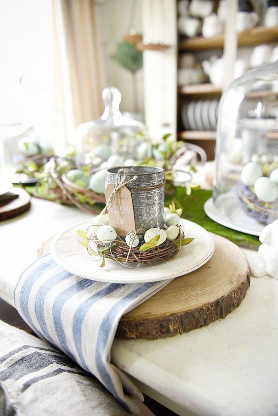 Jarní inspirace na sváteční prostírání stolu ve velikonočním stylu! Inspirace na sváteční prostírání stolu