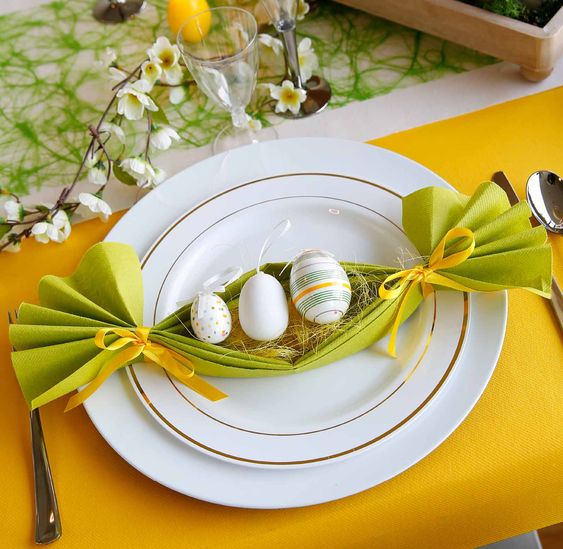 Jarní inspirace na sváteční prostírání stolu ve velikonočním stylu! Jarní inspirace na sváteční prostírání stolu ve velikonočním stylu!