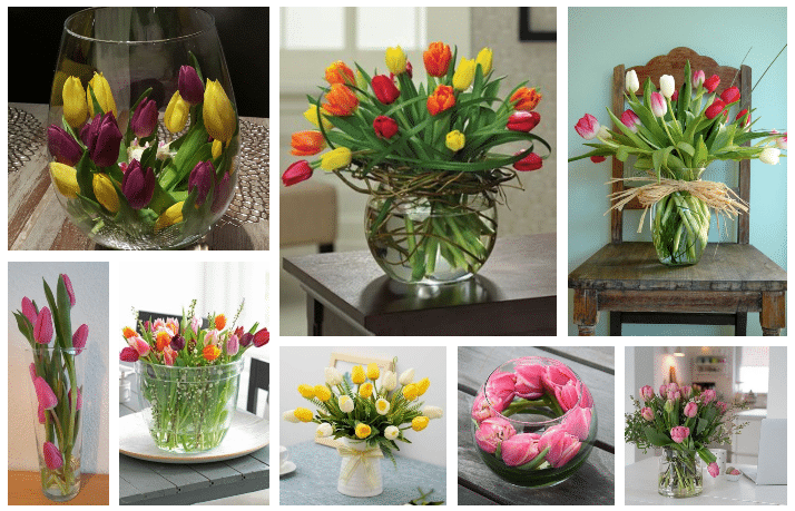 Inspirace na krásné tulipánové dekorace Inspirace na krásné tulipánové dekorace