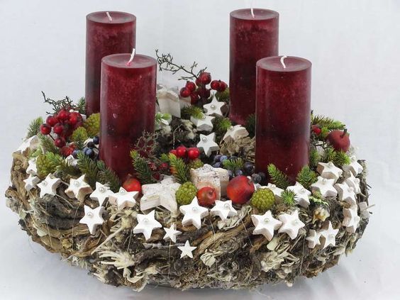 Přidejte do vašeho adventního věnce také jehličí, šišky či skořápky – Výsledek stojí za to! Přidejte do vašeho adventního věnce také jehličí, šišky či skořápky – Výsledek stojí za to!
