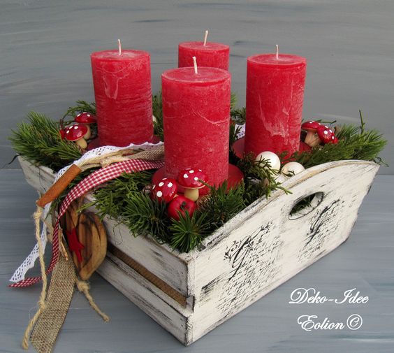 Adventní, svíčkové dekorace, které mají přírodní základ – Inspirujte se!