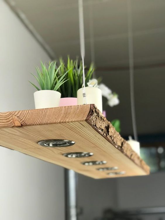 Originální nápady na osvětlení do vaší domácnosti – Základem je obyčejné dřevo!
