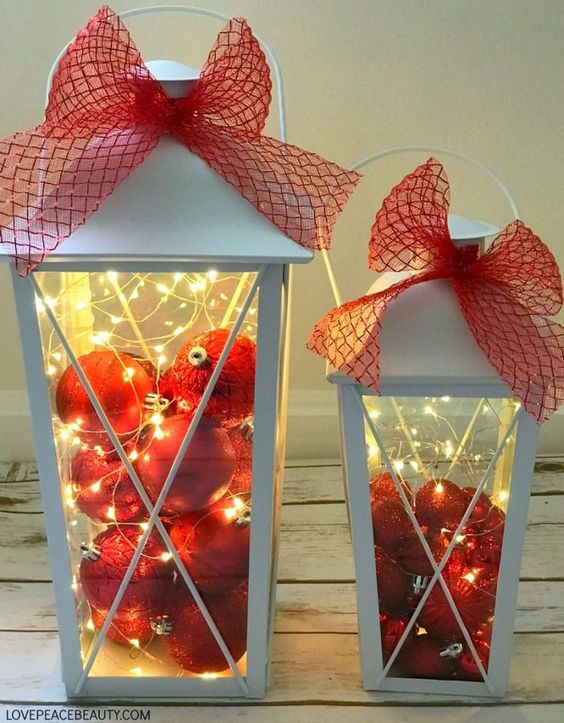 Inspirace na kouzelné vánoční dekorace: Využili jsme obyčejné lucerničky! Inspirace na kouzelné vánoční dekorace: Využili jsme obyčejné lucerničky!