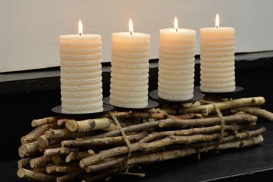 Originální adventní dekorace: Využijte drobné větve a klacíky! Originální adventní dekorace: Využijte drobné větve a klacíky!