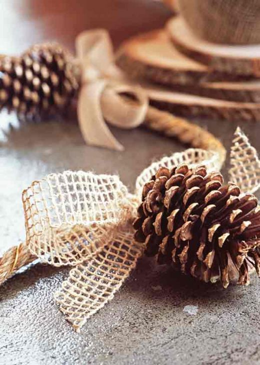 K výrobě této krásné vánoční dekorace potřebujete pouze kousek pytloviny! K výrobě této krásné vánoční dekorace potřebujete pouze kousek pytloviny!