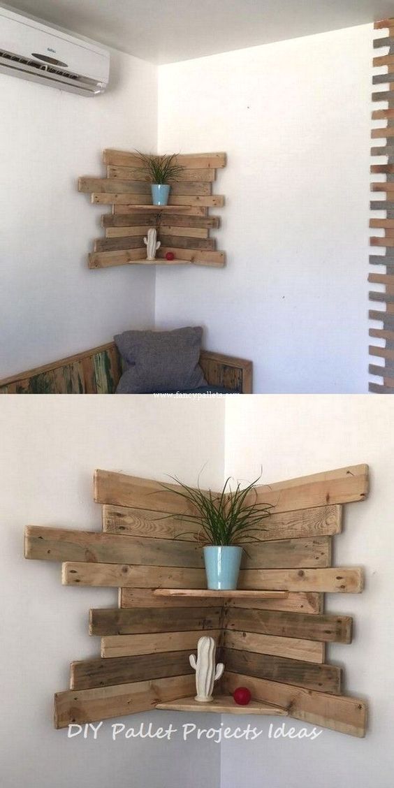Nástěnné dekorace z přebytečných dřevěných latí a palet – Inspirujte se!