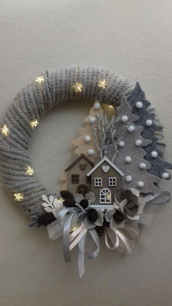 Vyrobte si jeden z těchto krásných, pletených věnců – Krásná adventní dekorace! Vyrobte si jeden z těchto krásných, pletených věnců – Krásná adventní dekorace!