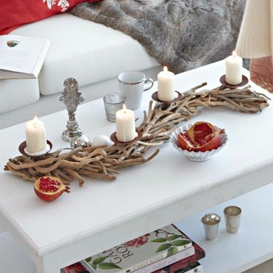 Originální adventní dekorace: Využijte drobné větve a klacíky! Originální adventní dekorace: Využijte drobné větve a klacíky!