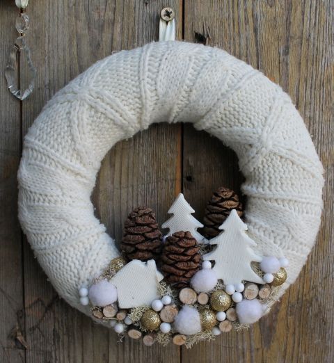 Vyrobte si jeden z těchto krásných, pletených věnců – Krásná adventní dekorace! Vyrobte si jeden z těchto krásných, pletených věnců – Krásná adventní dekorace!