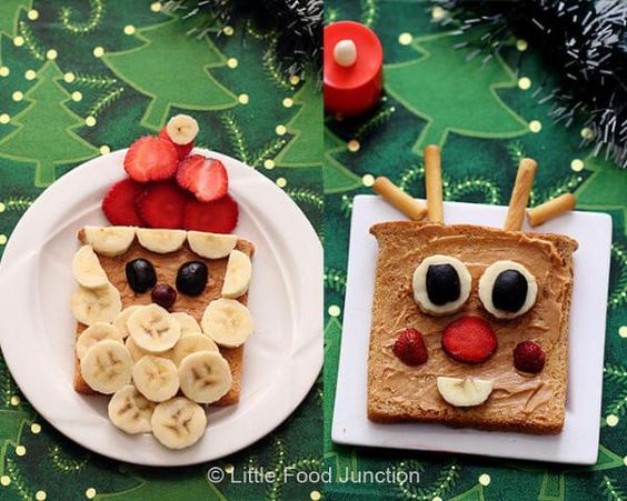 Vyčarujte svým nejbližším úsměv na tváři takovýmto kouzelným talířem! Inspirace na vánoční talíř