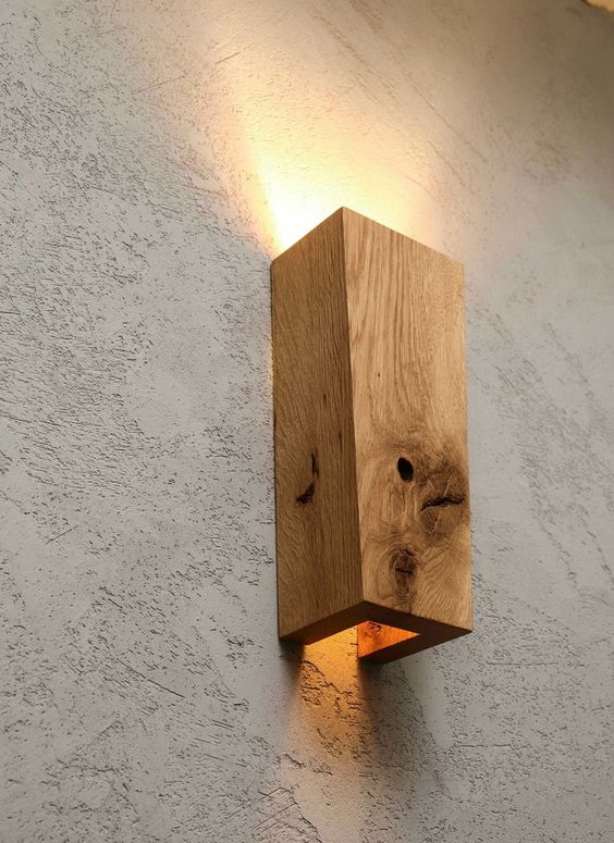 Originální nápady na osvětlení do vaší domácnosti – Základem je obyčejné dřevo!