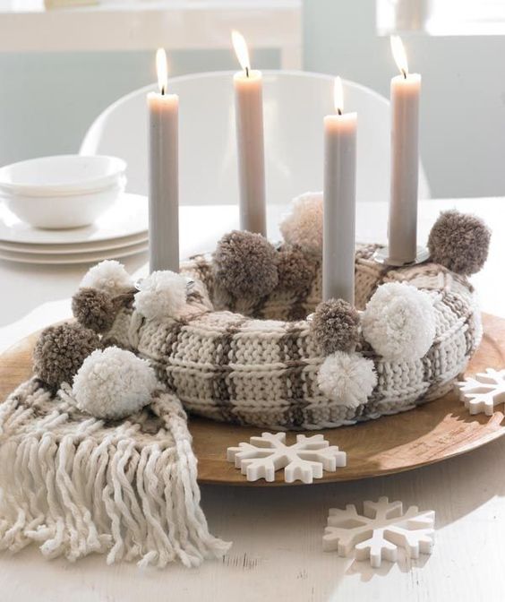 Vyrobte si jeden z těchto krásných, pletených věnců – Krásná adventní dekorace! Vyrobte si jeden z těchto krásných, pletených věnců – Krásná adventní dekorace!