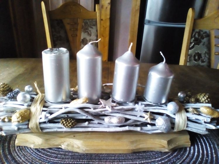 Originální adventní dekorace: Využijte drobné větve a klacíky! Originální adventní dekorace: Využijte drobné větve a klacíky!