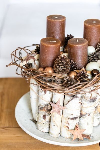 Březové dříví, jako součást zimní dekorace – Inspirujte se! Březové dříví, jako součást zimní dekorace – Inspirujte se!