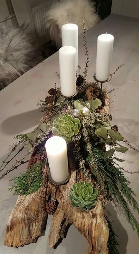Adventní, svíčkové dekorace, které mají přírodní základ – Inspirujte se!