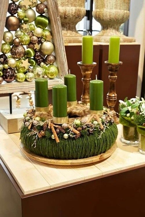 Zlatá, modrá či zelená? Zvolte si tu vaší oblíbenou barvu adventní dekorace!