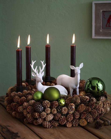 Zlatá, modrá či zelená? Zvolte si tu vaší oblíbenou barvu adventní dekorace!