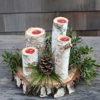 Březové dříví, jako součást zimní dekorace – Inspirujte se! Březové dříví, jako součást zimní dekorace – Inspirujte se!