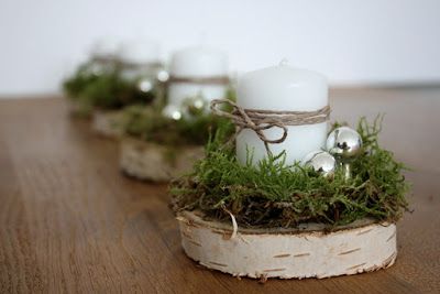 Adventní, svíčkové dekorace, které mají přírodní základ – Inspirujte se!
