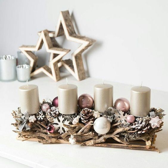 Originální adventní dekorace: Využijte drobné větve a klacíky! Originální adventní dekorace: Využijte drobné větve a klacíky!