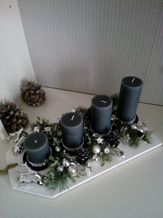 Zlatá, modrá či zelená? Zvolte si tu vaší oblíbenou barvu adventní dekorace!