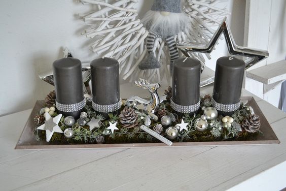 Zlatá, modrá či zelená? Zvolte si tu vaší oblíbenou barvu adventní dekorace!