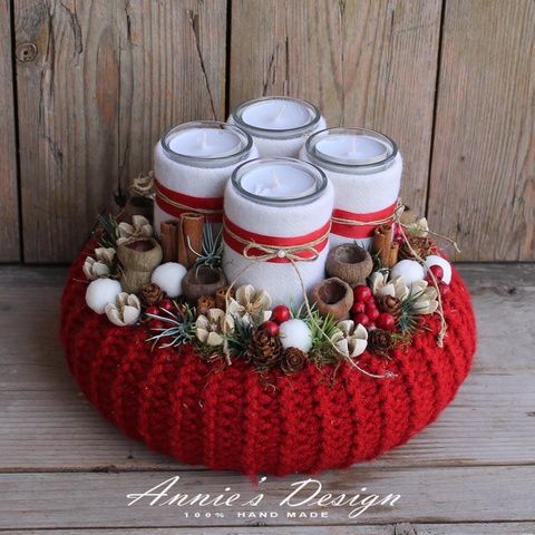 Vyrobte si jeden z těchto krásných, pletených věnců – Krásná adventní dekorace! Vyrobte si jeden z těchto krásných, pletených věnců – Krásná adventní dekorace!