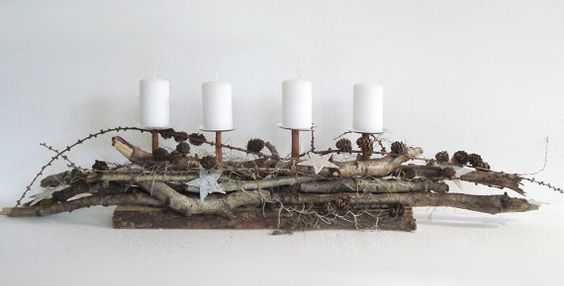 Originální adventní dekorace: Využijte drobné větve a klacíky! Originální adventní dekorace: Využijte drobné větve a klacíky!