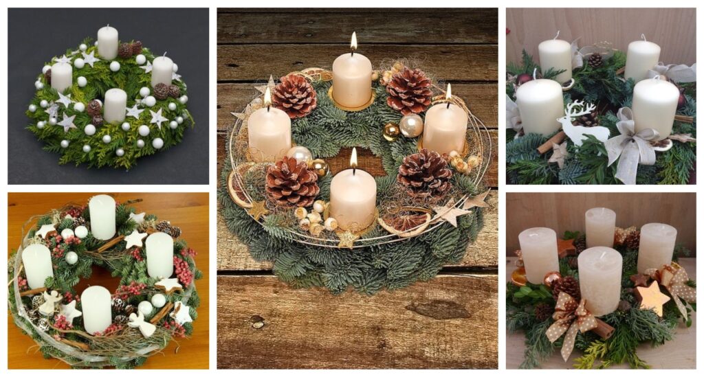 inspirace na krásné adventní věnce z jehličí – vytvořte si letos vlastní inspirace na krásné adventní věnce z jehličí – vytvořte si letos vlastní