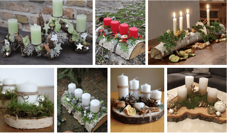 kouzelné adventní dekorace z pouze přírodního základu – inspirujte se!