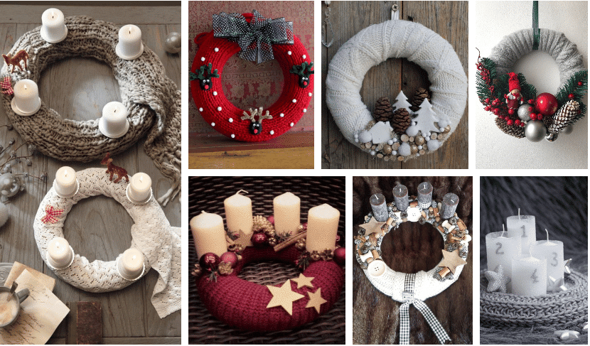vyrobte si jeden z těchto originálních pletených věnců: krásné adventní inspirace pro vás! vyrobte si jeden z těchto originálních pletených věnců: krásné adventní inspirace pro vás!