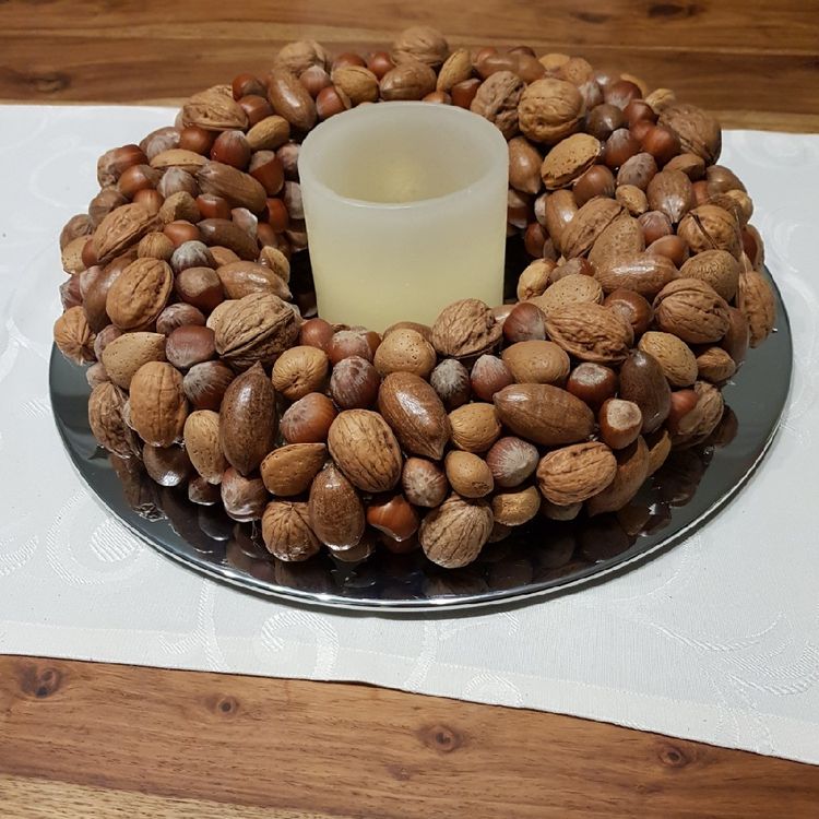 ořechové dekorace na zimu 13 Nevyhazujte ořechové skořápky: Krásné dekorace na zimní období!