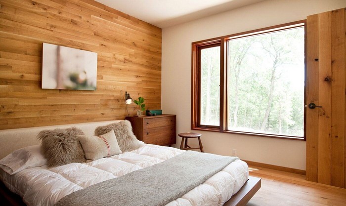 Neobvyklé laminátové povrchové úpravy stěn: 55 návrhů pro soukromý dům