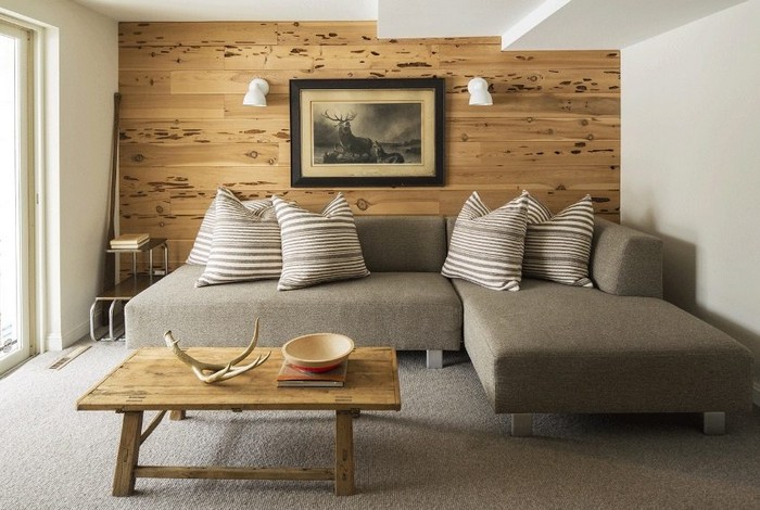 Neobvyklé laminátové povrchové úpravy stěn: 55 návrhů pro soukromý dům