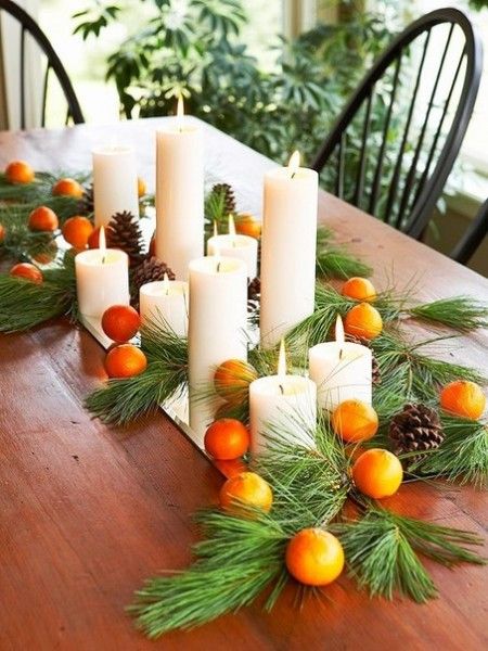 sváteční stůl 12 Nechte letos ubrus ve skříni: Úžasné nápady na adventní stůl
