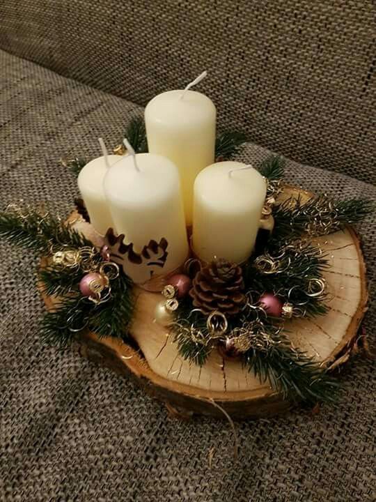 Krásné nápady z plátku dřeva na adventní období: Zapomeňte na klasický věnec!