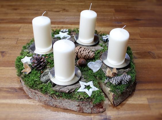 Krásné nápady z plátku dřeva na adventní období: Zapomeňte na klasický věnec!