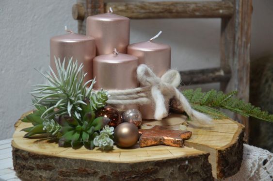 Krásné nápady z plátku dřeva na adventní období: Zapomeňte na klasický věnec!