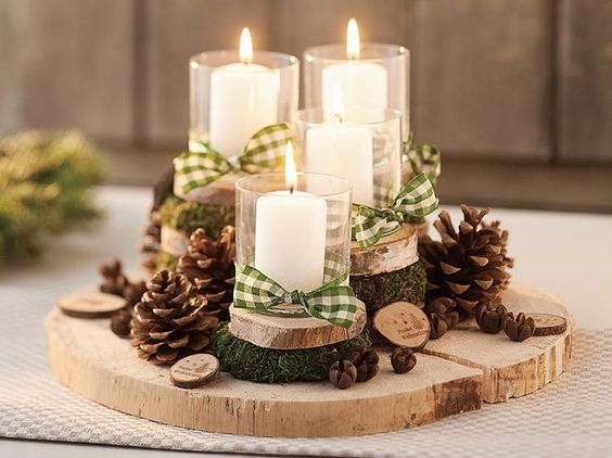 Krásné nápady z plátku dřeva na adventní období: Zapomeňte na klasický věnec!