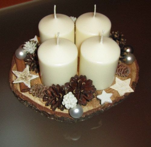 Krásné nápady z plátku dřeva na adventní období: Zapomeňte na klasický věnec!