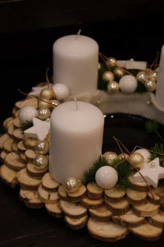 Krásné nápady z plátku dřeva na adventní období: Zapomeňte na klasický věnec!