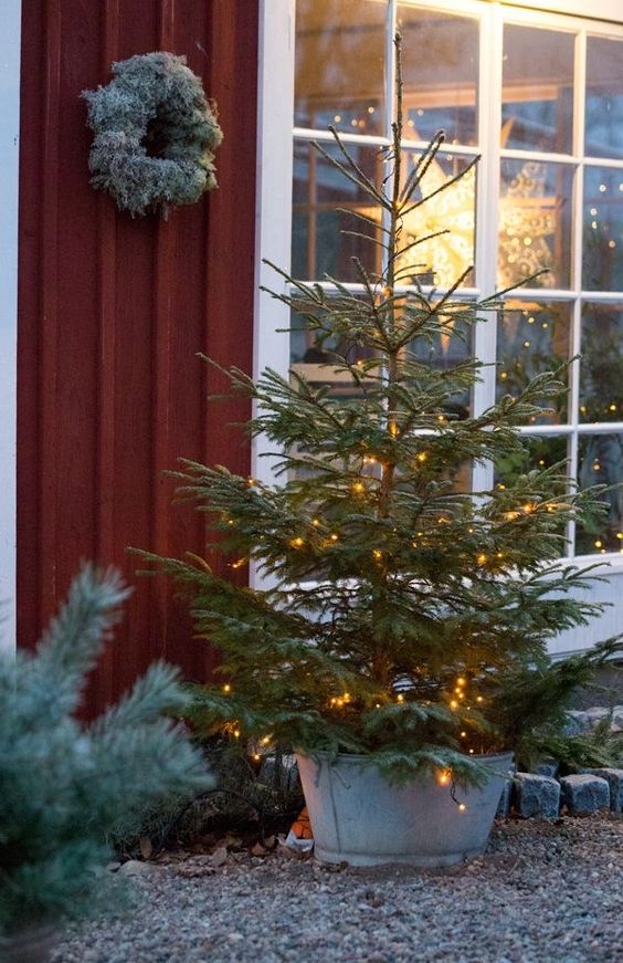 Zimní dekorace na zahradu a terasu – 20+ krásných inspirací